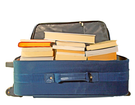 Suitcase Full of Books