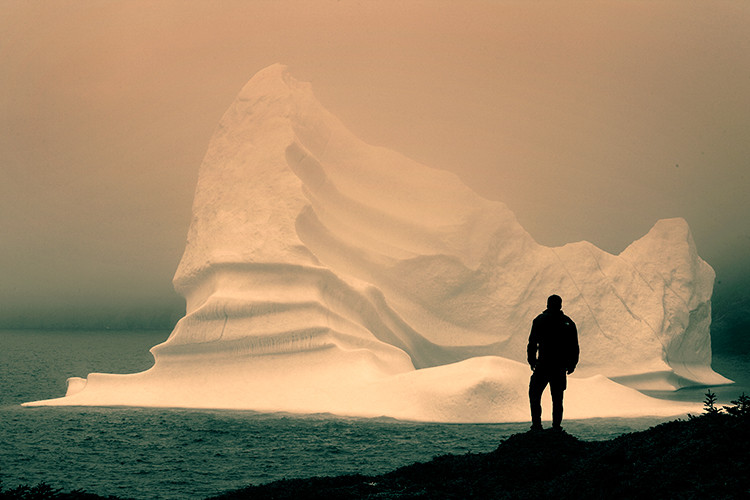 Iceberg, Newfoundland. ©Eric Rock