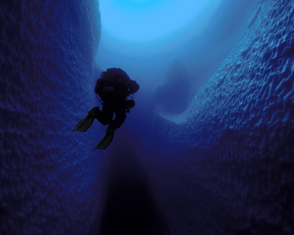 Ice Island Cave #4, Antarctica, by Jill Heinerth